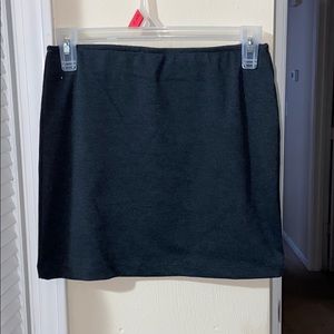 Grey mini skirt